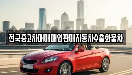 충남 천안시 서북구 두정동 중고차매입 전문 전국중고차매매매입판매자동차수출화물차