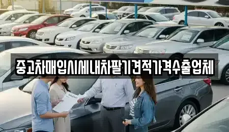 충남 천안시 서북구 두정동 중고차매입 전문 중고차매입시세내차팔기견적가격수출업체