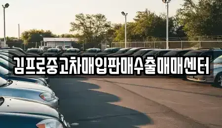 충북 옥천군 군서면 중고차매입 전문 김프로중고차매입판매수출매매센터