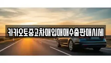 충북 청주시 상당구 남주동 중고차매입 전문 카카오토중고차매입매매수출판매시세