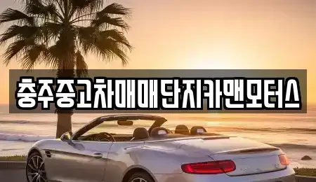 충북 충주시 충의동 중고차매매 전문 충주중고차매매단지카맨모터스