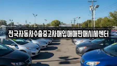 충청남도 공주시 석장리동 중고차 전문 전국자동차수출중고차매입매매판매시세센터