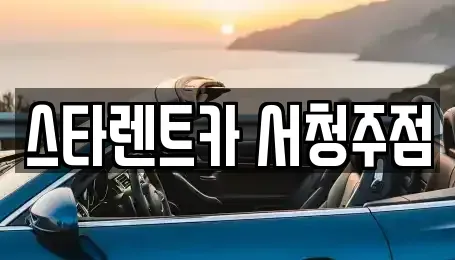 충청북도 청주시 청원구 오동동 렌트카 전문 스타렌트카 서청주점