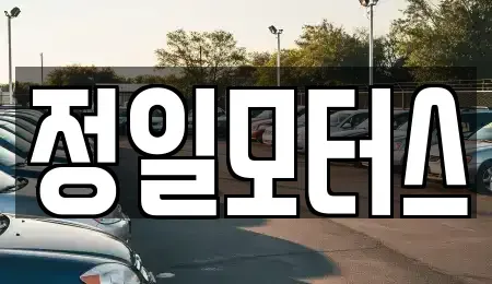 충청북도 청주시 청원구 오동동 중고차매입 전문 정일모터스